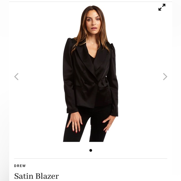 🖤 Drew Doves Cry Satin Blazer - NWT - size small 🖤 - Picture 3 of 12